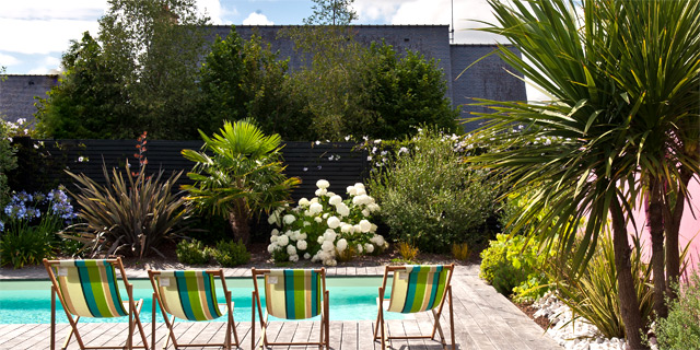 quel arbre vers une piscine